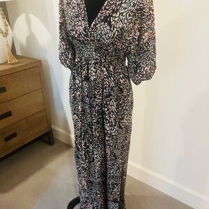 LOVESTITCH Kimono sleeve maxi dress.